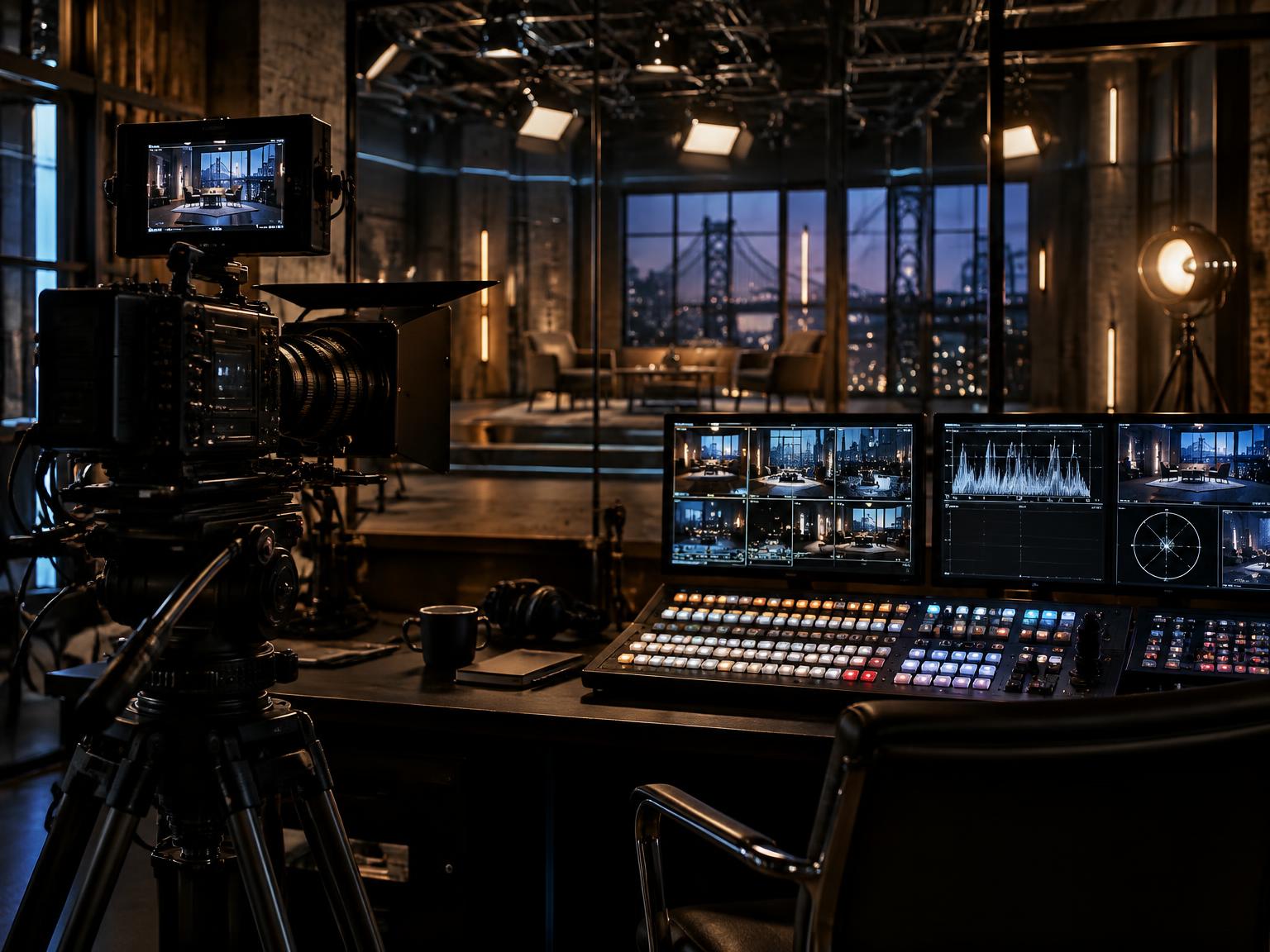 Cinema camera and live broadcast control room